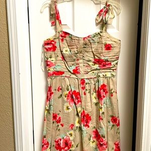 M60 Tie Strap Floral Dress- Size 12